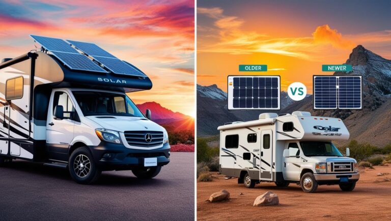 2005 vs. 2024 RV Solar Panels