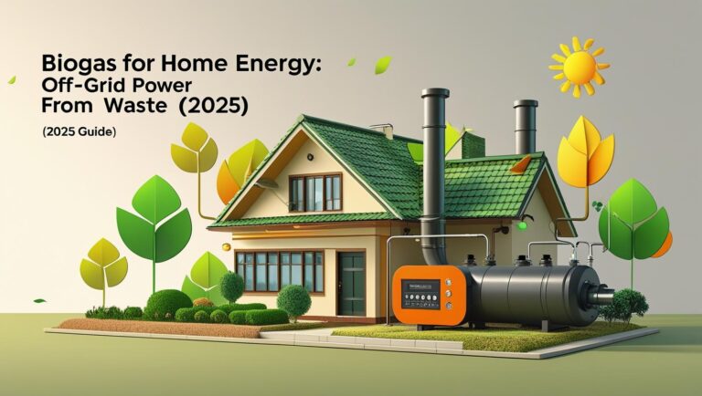 Biogas for Home Energy: Off-Grid Power from Waste